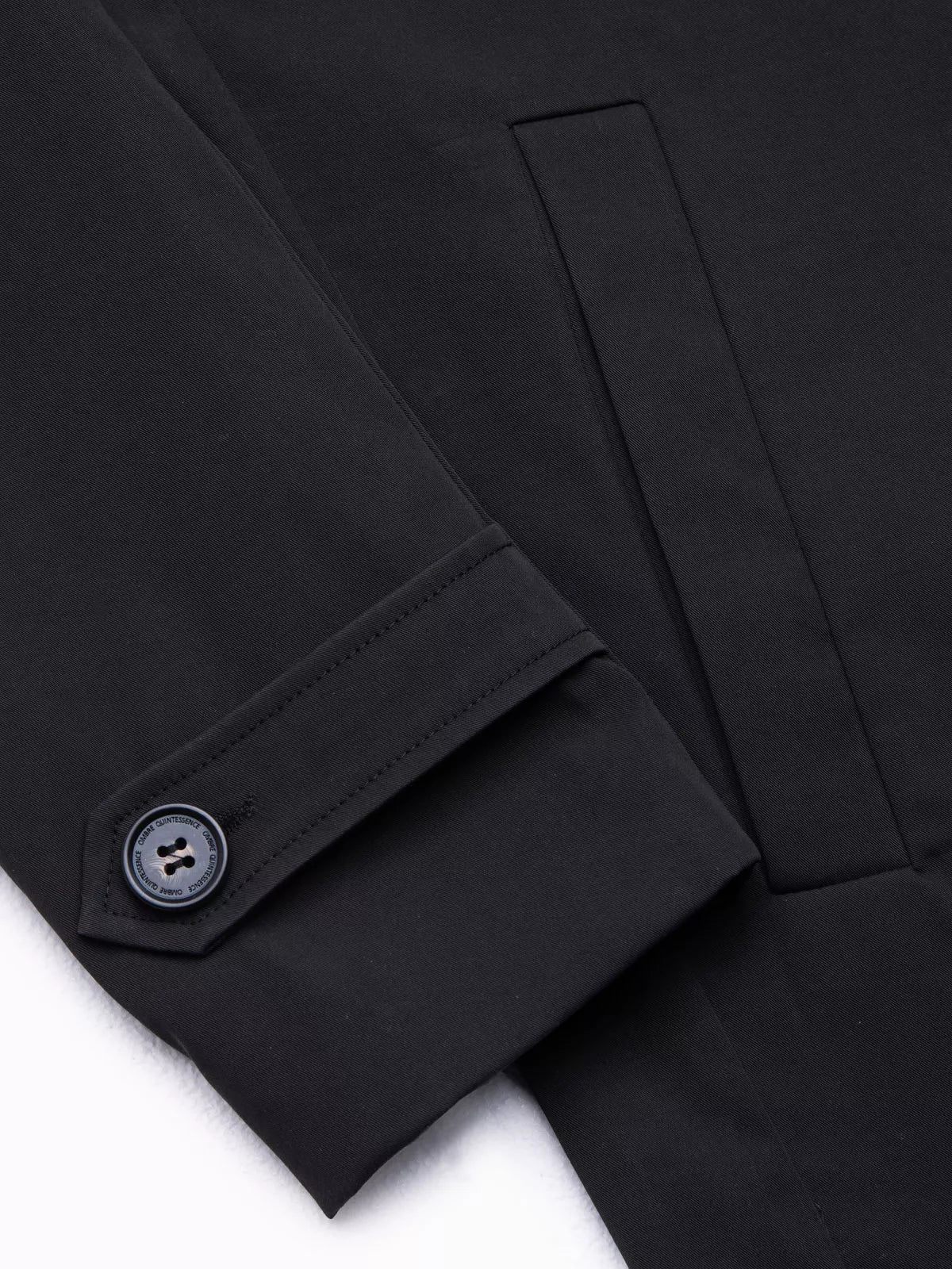 Vīriešu melns mētelis Dala 