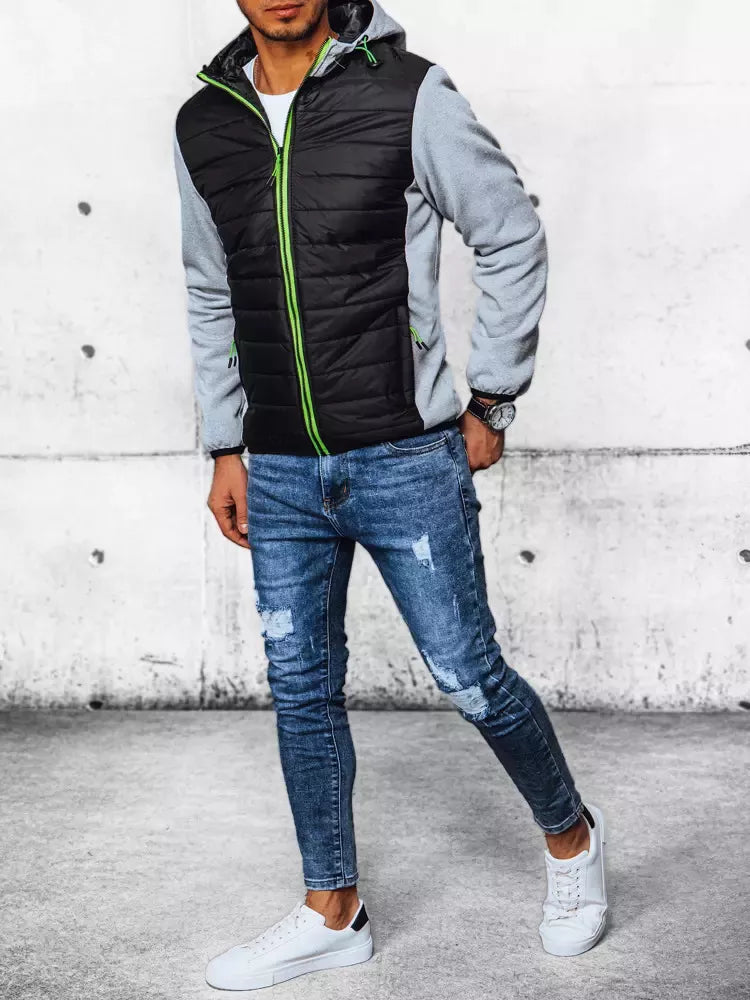 Vīriešu pelēka jaka Nomelo