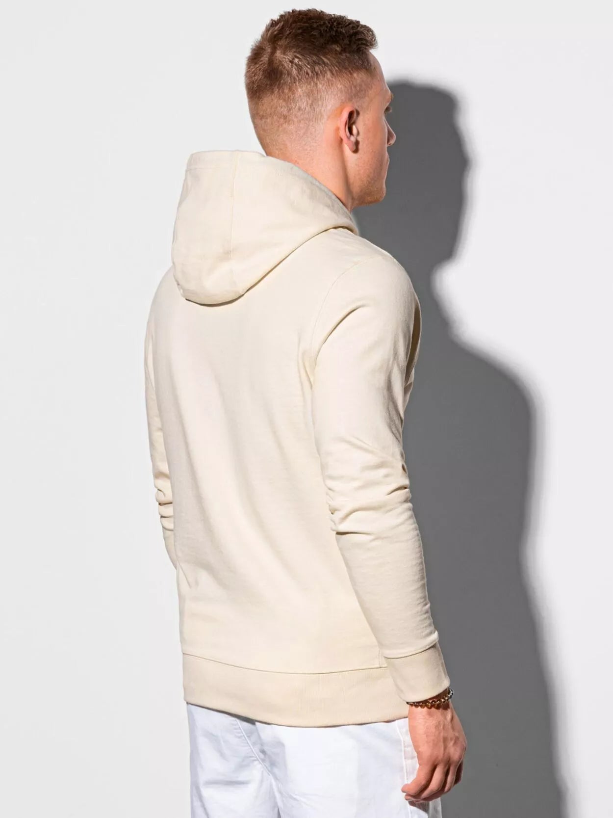 Dzeltens kapučjakas džemperis No ProbLlama 