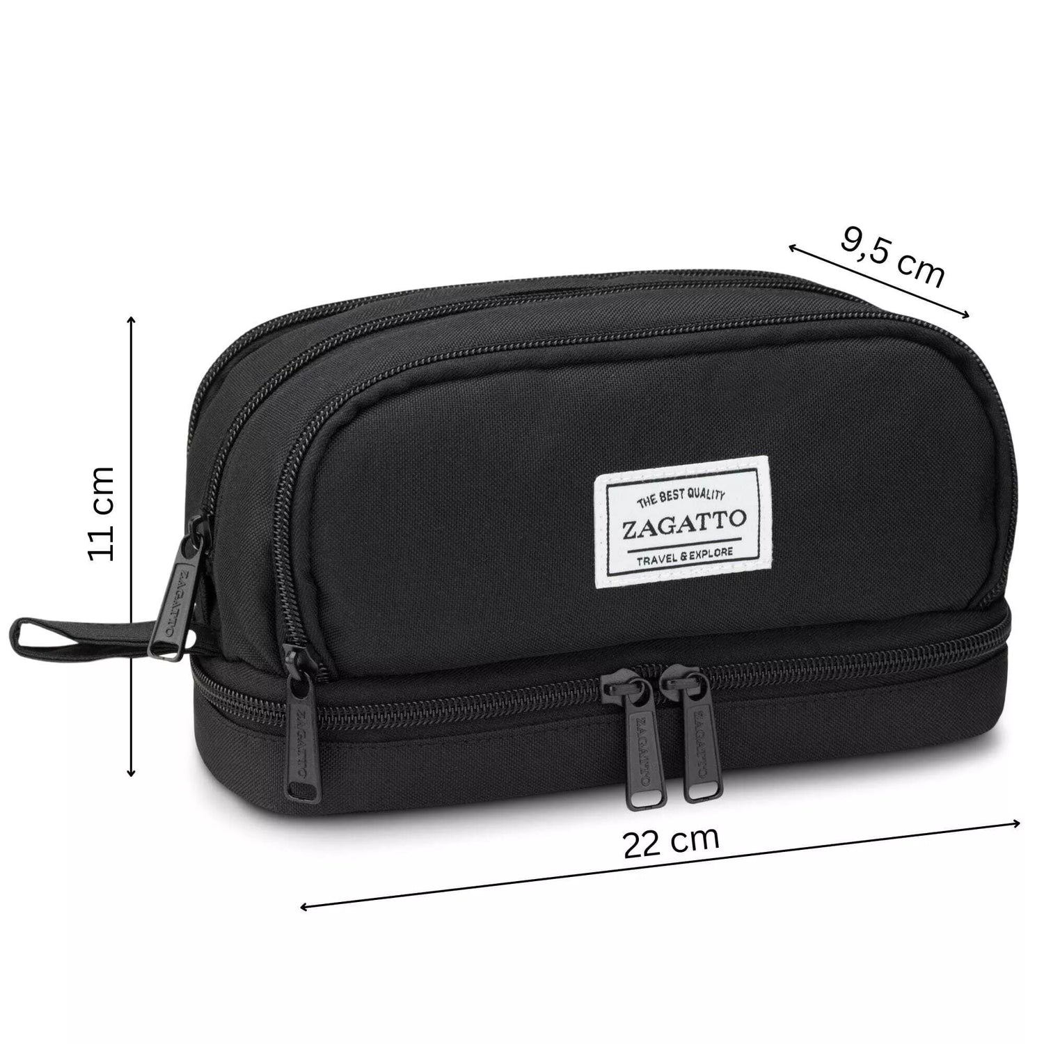 Melns zīmuļu maciņš Master