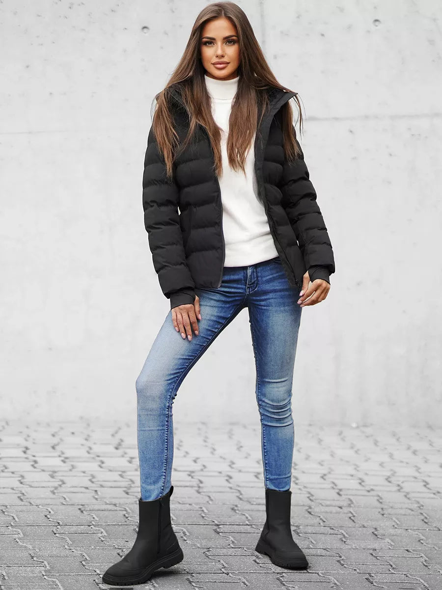 Melna sieviešu jaka Jena