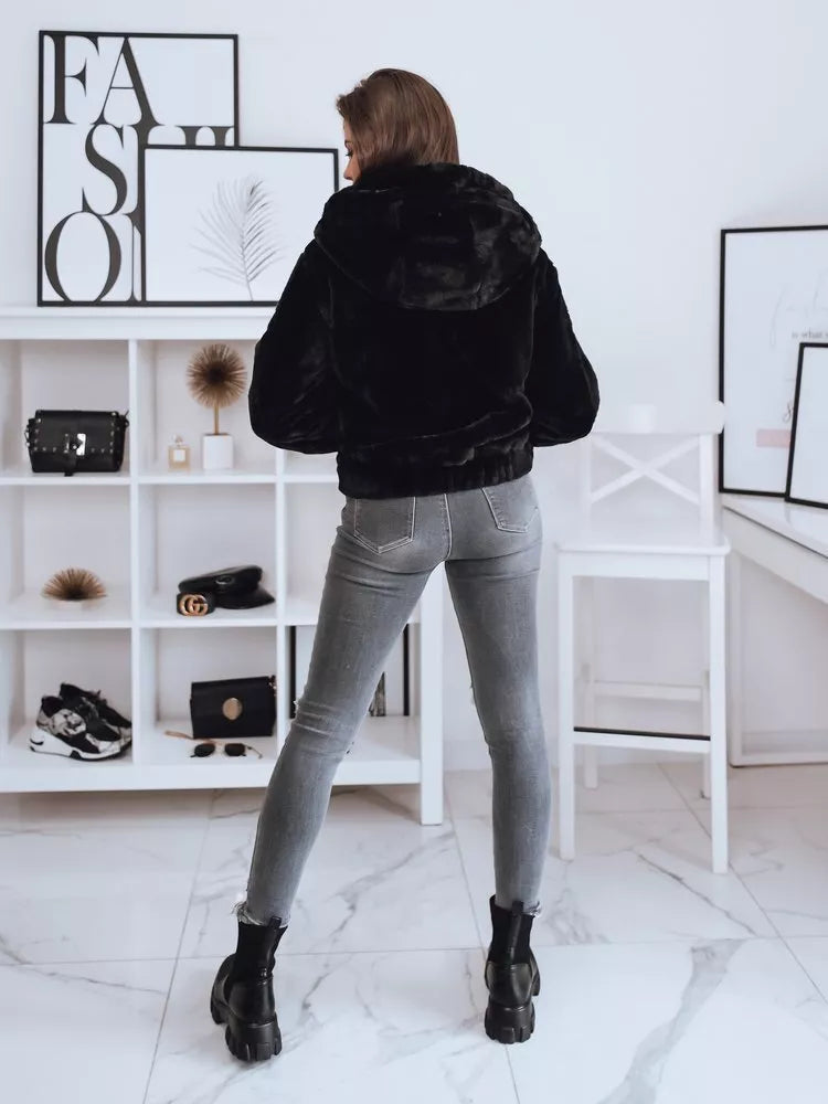 Melna sieviešu jaka Fresona