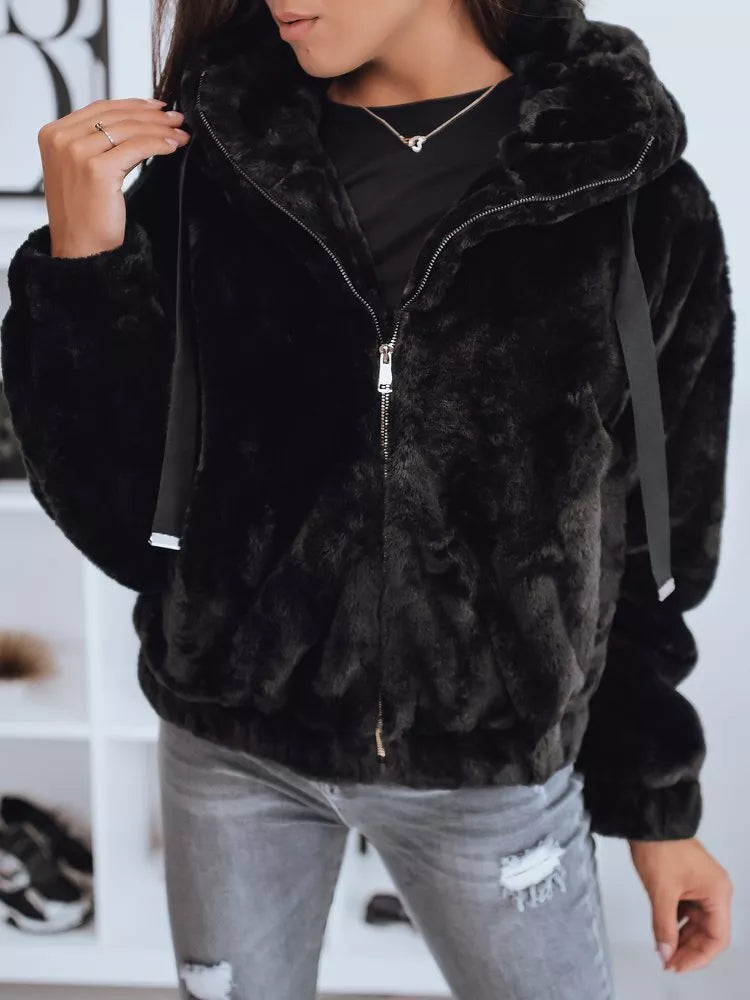 Melna sieviešu jaka Fresona