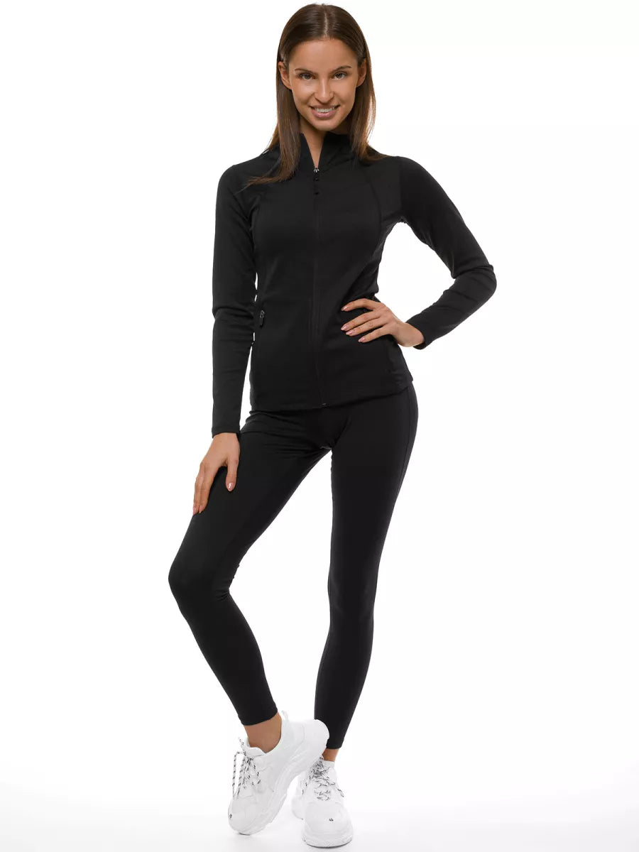 Melna sieviešu jaka Nibela