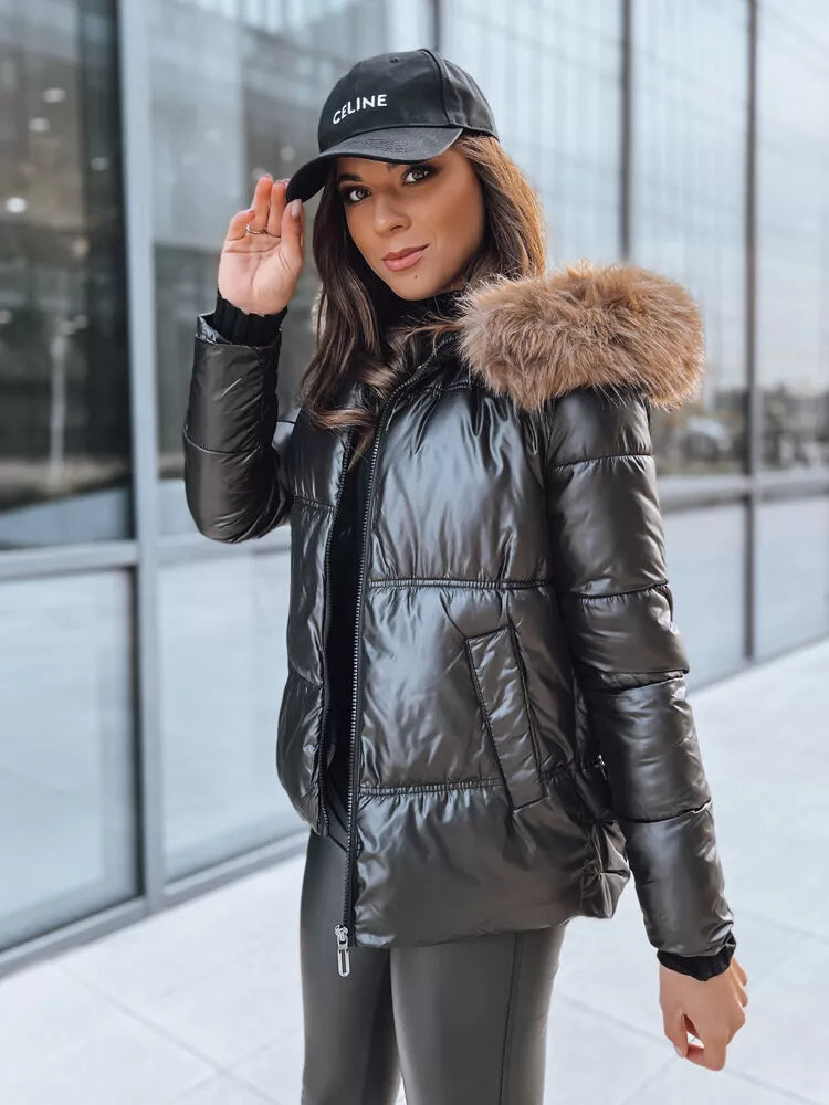 Melna sieviešu jaka Sparkle