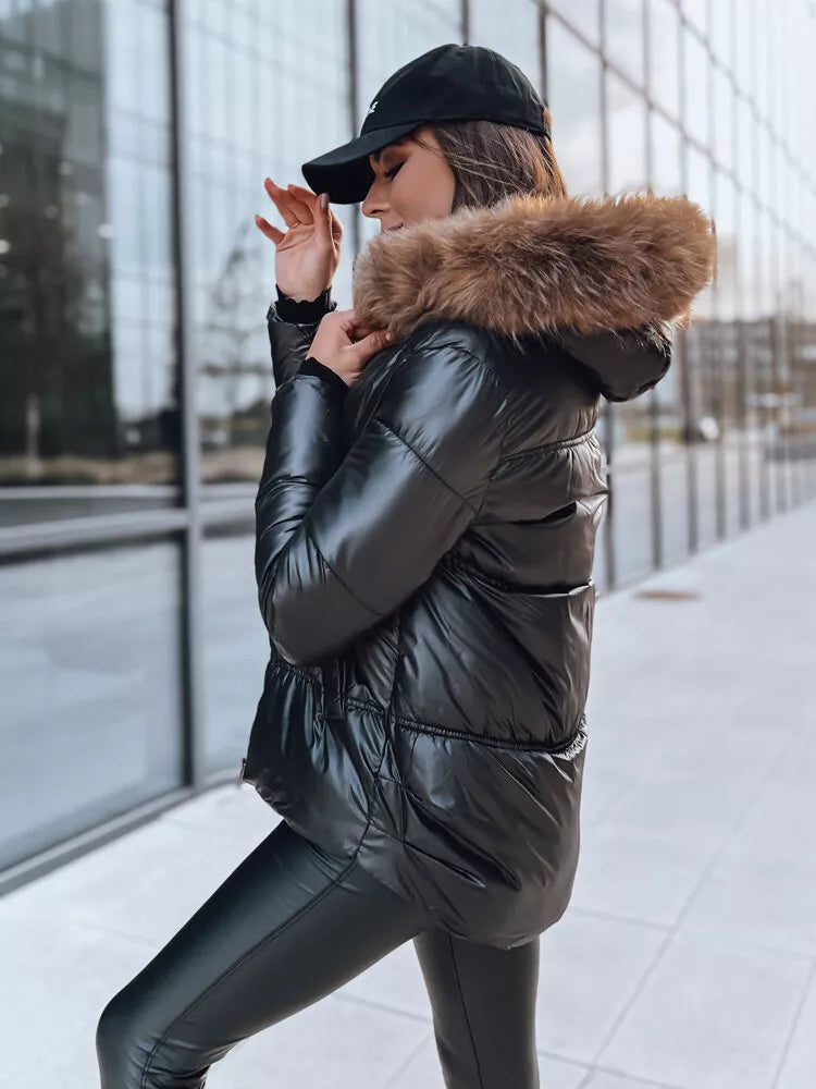 Melna sieviešu jaka Sparkle