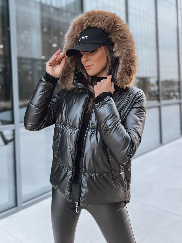 Melna sieviešu jaka Sparkle