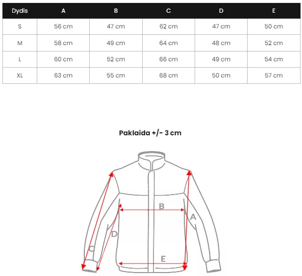 Sofia melna stepēta jaka