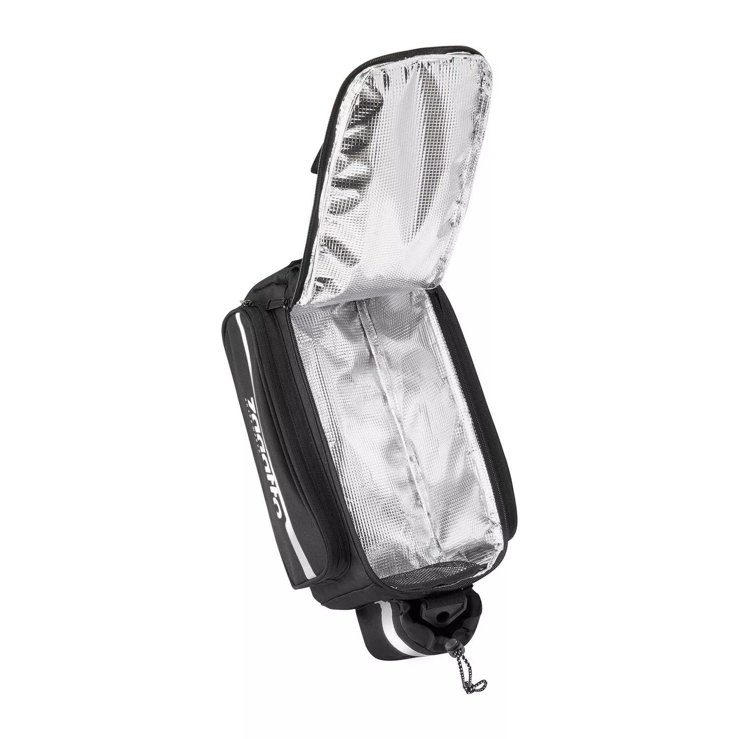 Melna soma piestiprinās pie Tera velosipēda