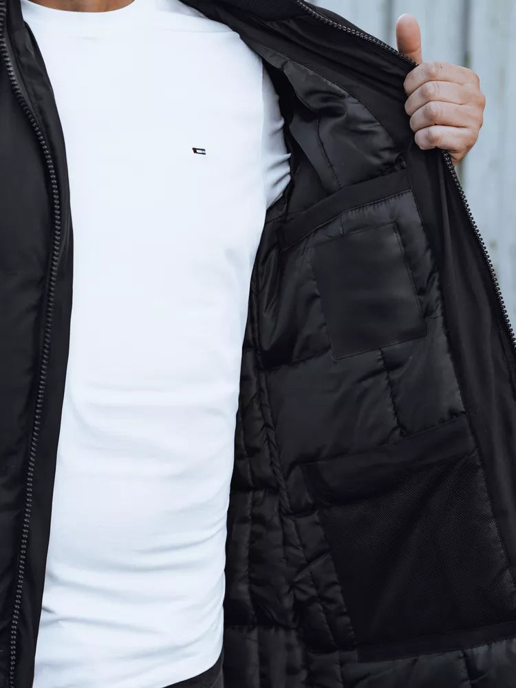 Melna vīriešu ziemas jaka Alex