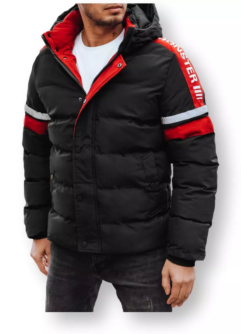 Melna vīriešu ziemas jaka Noris