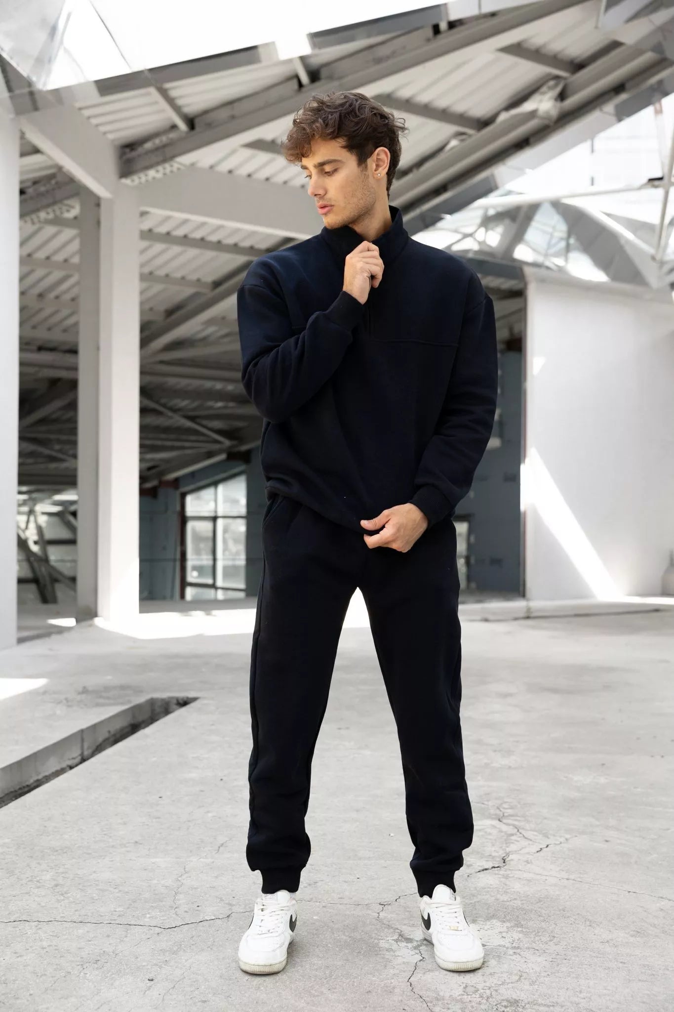 Melnas vīriešu bikses Gerol