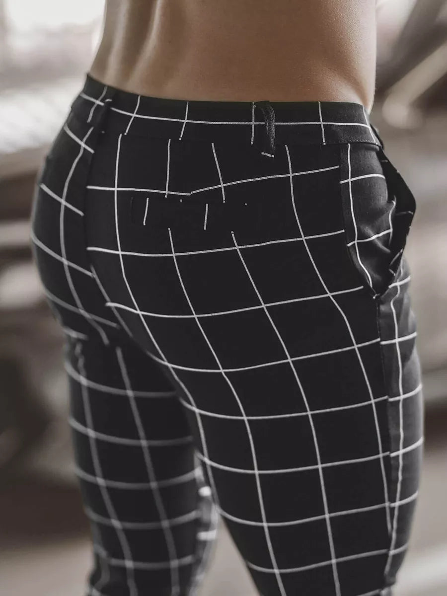 Melnas vīriešu bikses Karlin