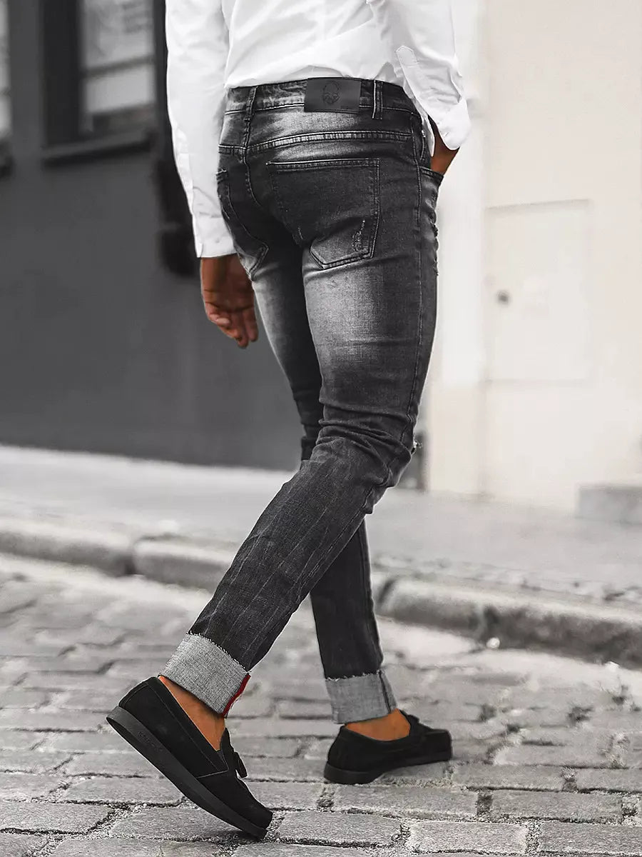 Melnas džinsa bikses Ister