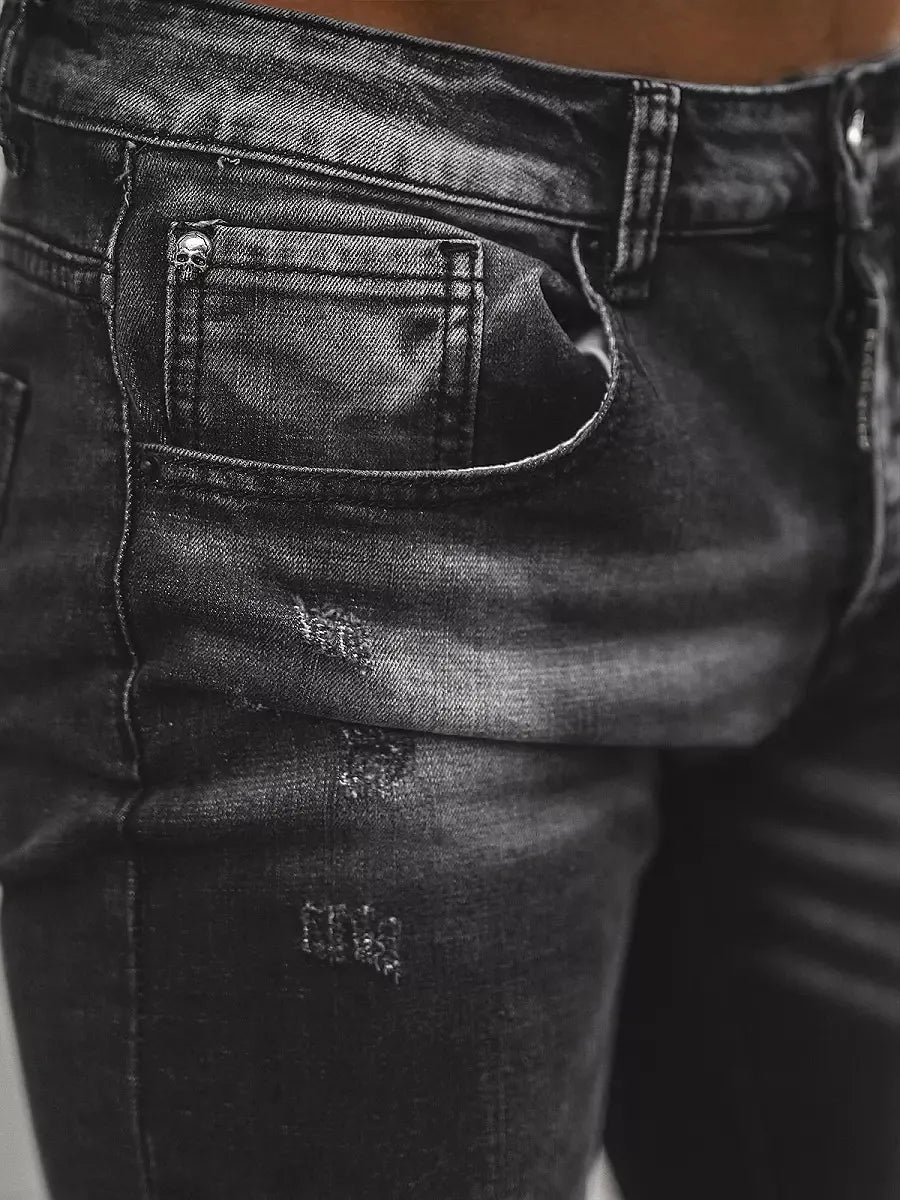 Melnas džinsa bikses Ister