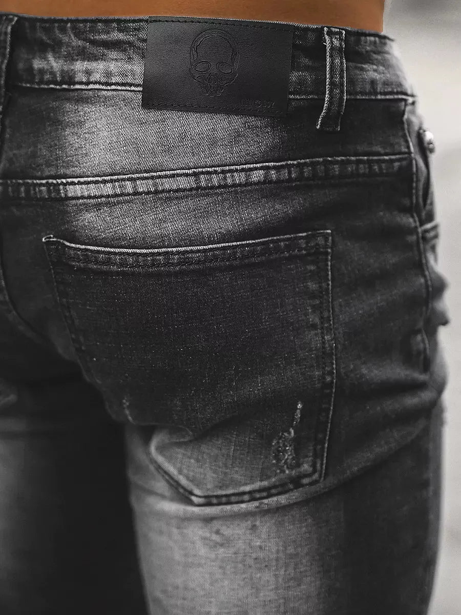 Melnas džinsa bikses Ister