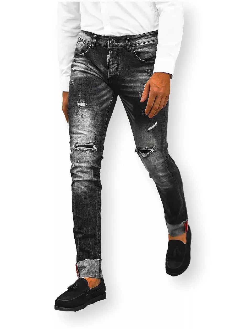 Melnas džinsa bikses Ister