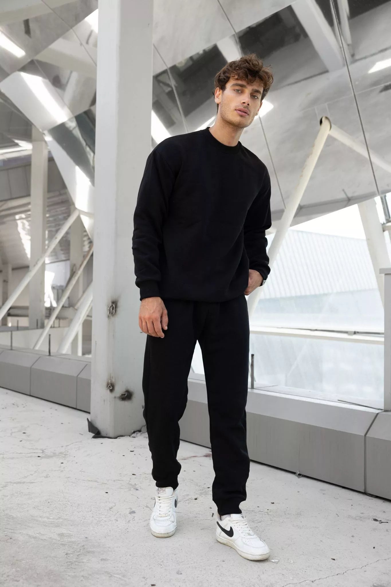 Melns vīriešu komplekts Lipo