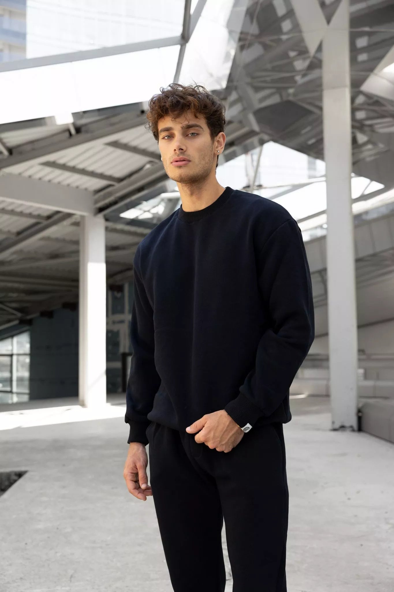 Melns vīriešu komplekts Lipo