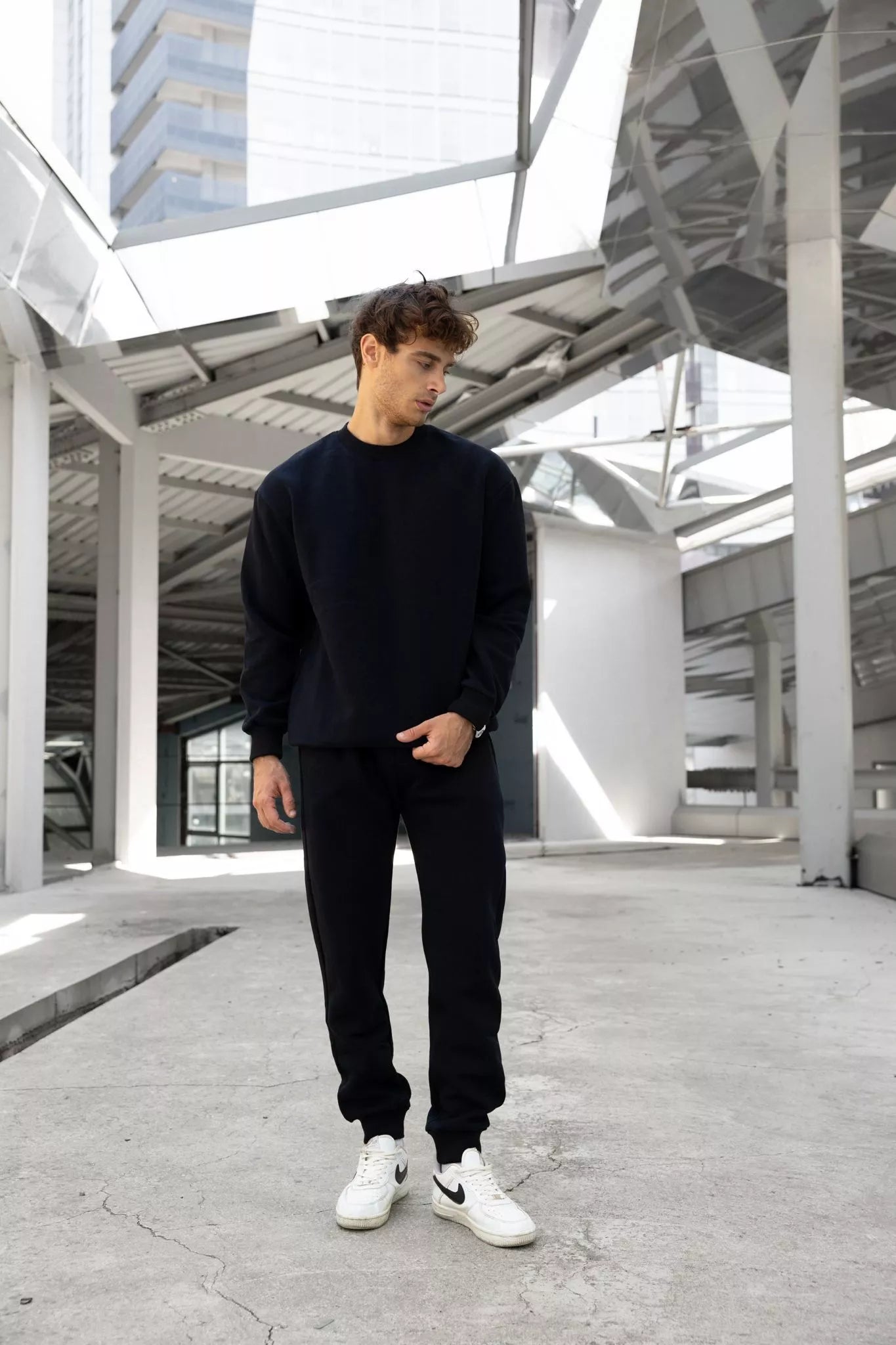 Melns vīriešu komplekts Lipo