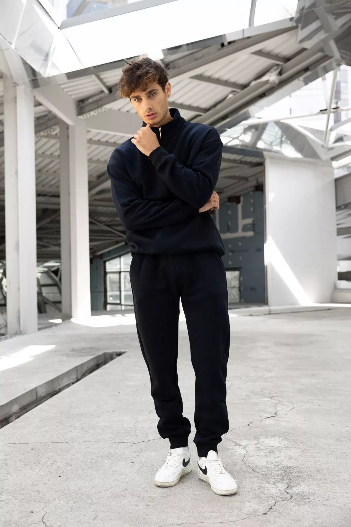 Melns vīriešu komplekts Lipo