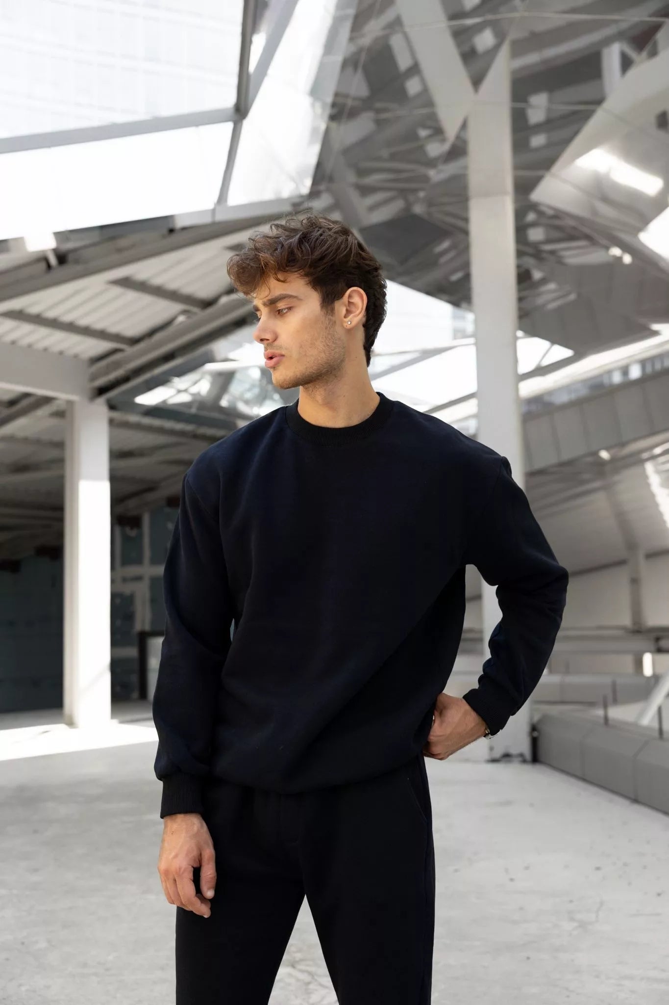 Melns vīriešu komplekts Lipo