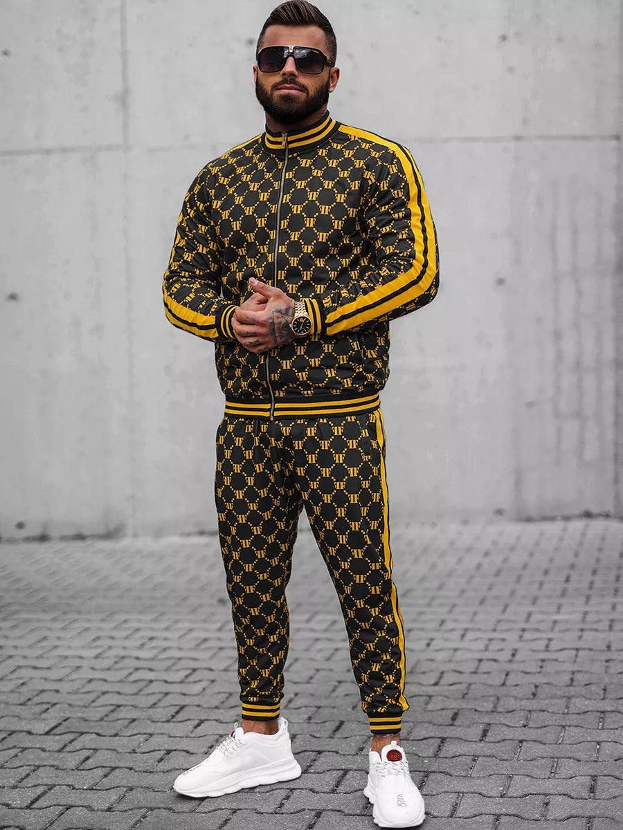 Melni dzeltens vīriešu komplekts Oran