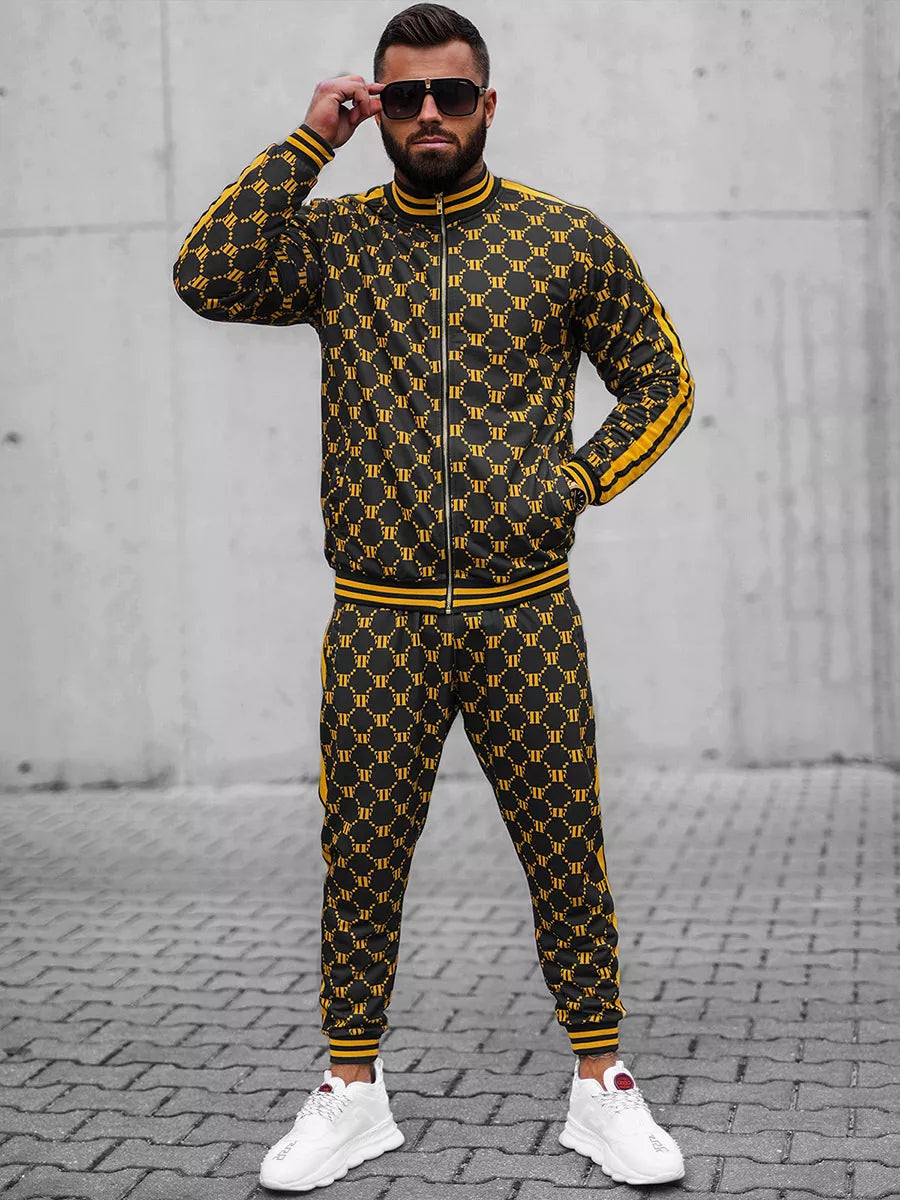 Melni dzeltens vīriešu komplekts Oran