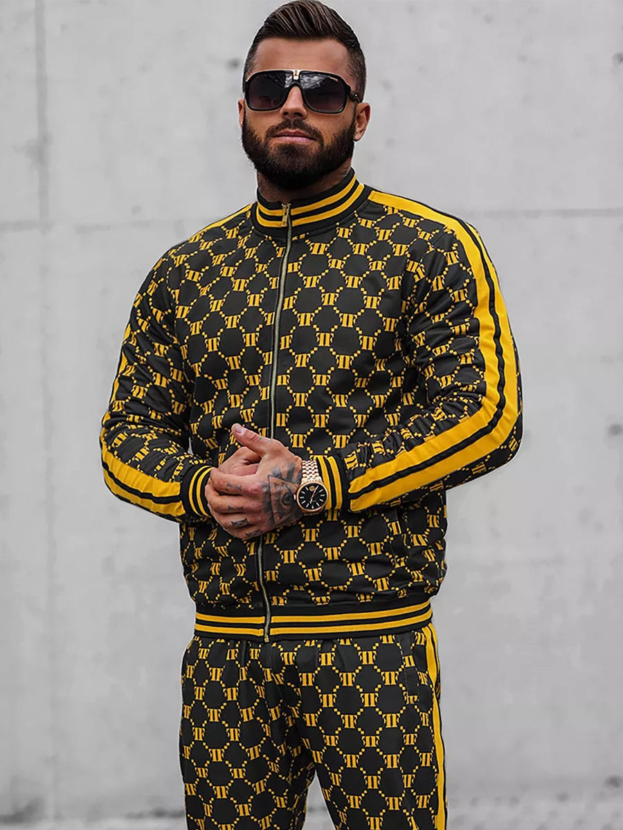 Melni dzeltens vīriešu komplekts Oran