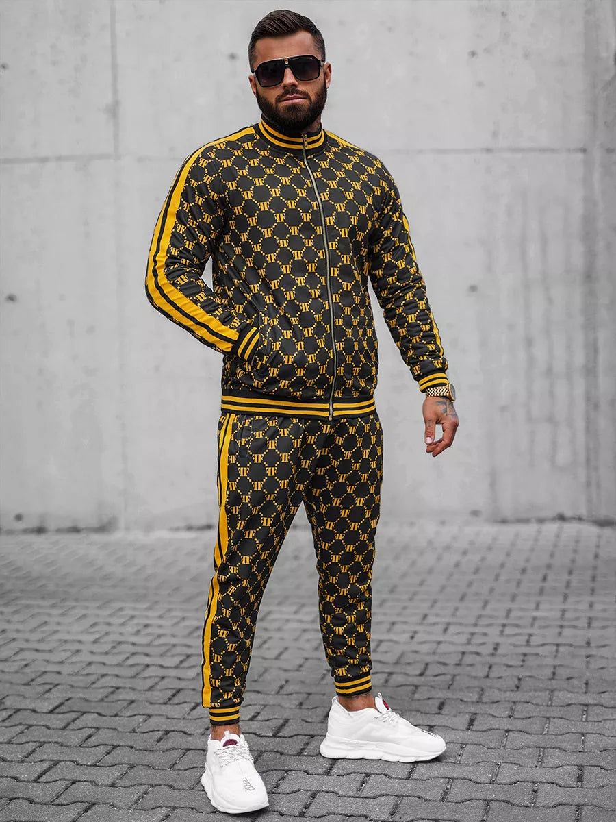 Melni dzeltens vīriešu komplekts Oran