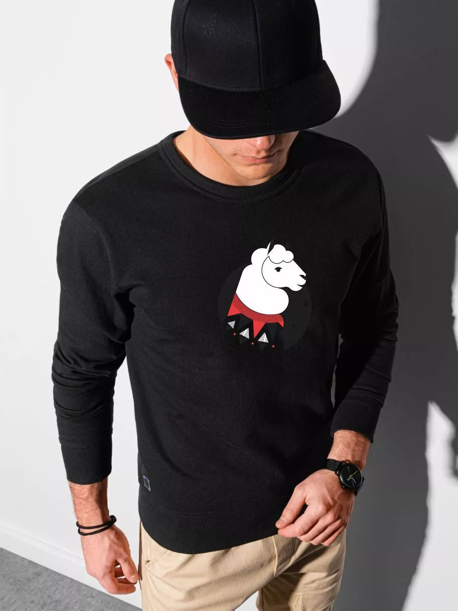 Melns džemperis Lama 