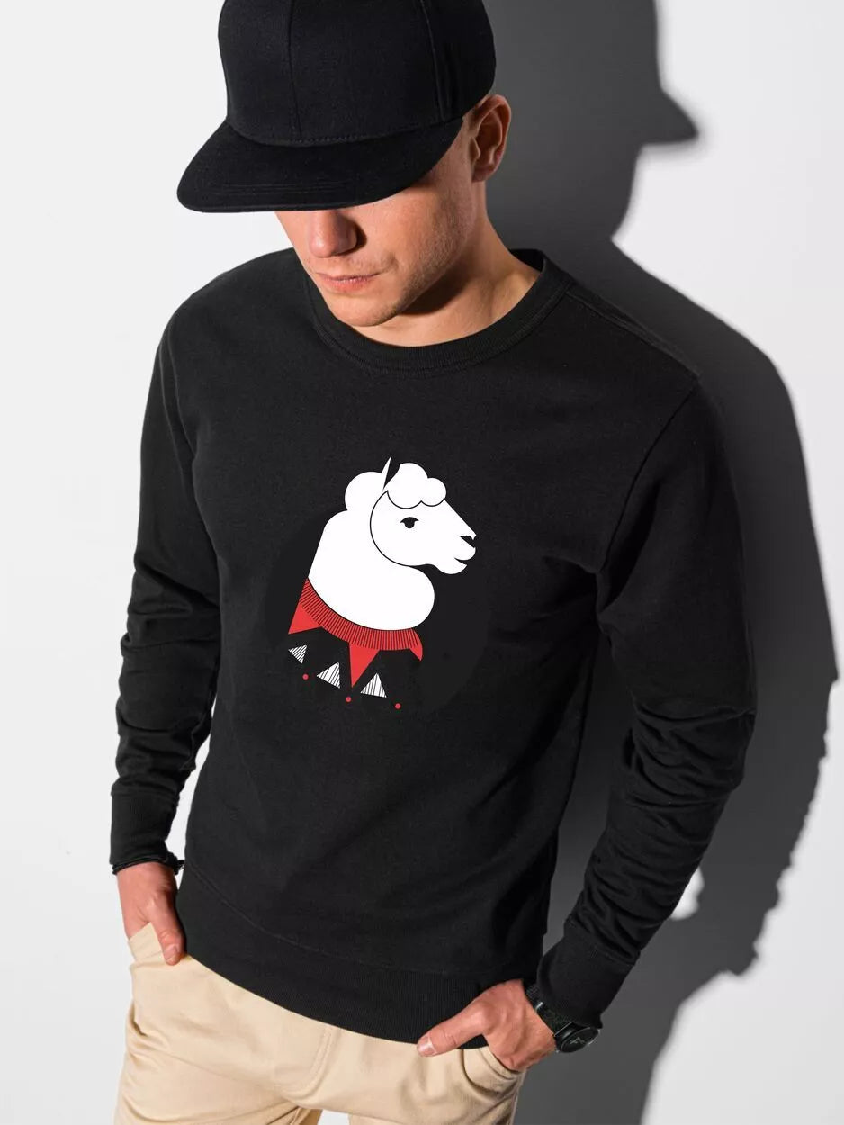 Melns džemperis Lama 