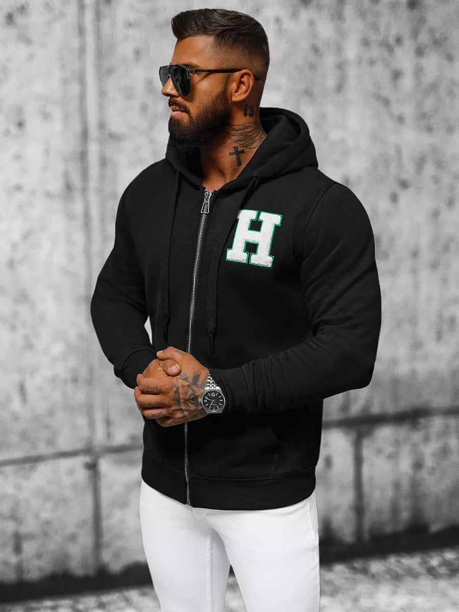 Melns džemperis Harol