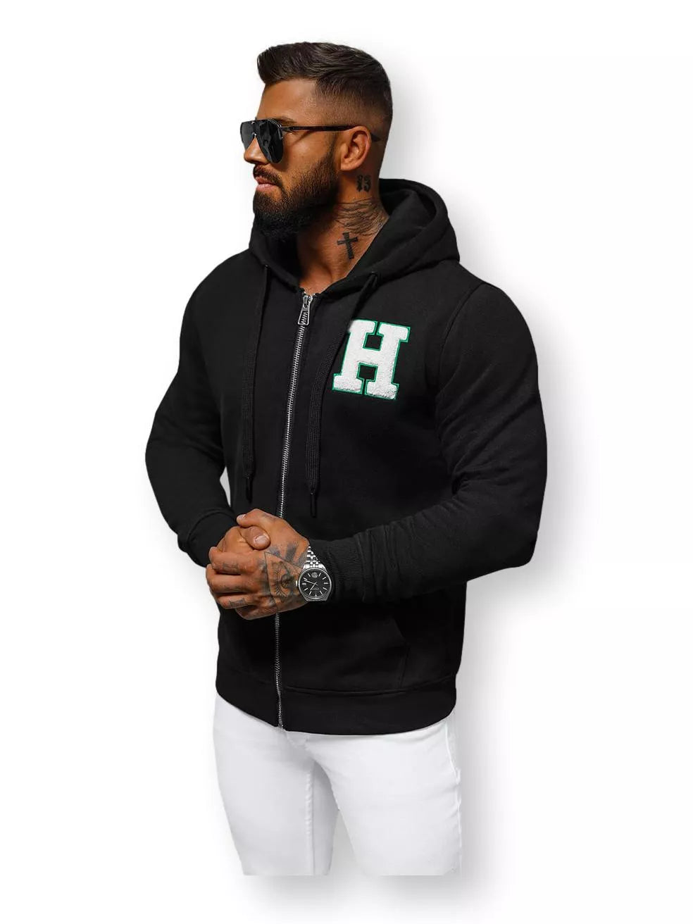 Melns džemperis Harol