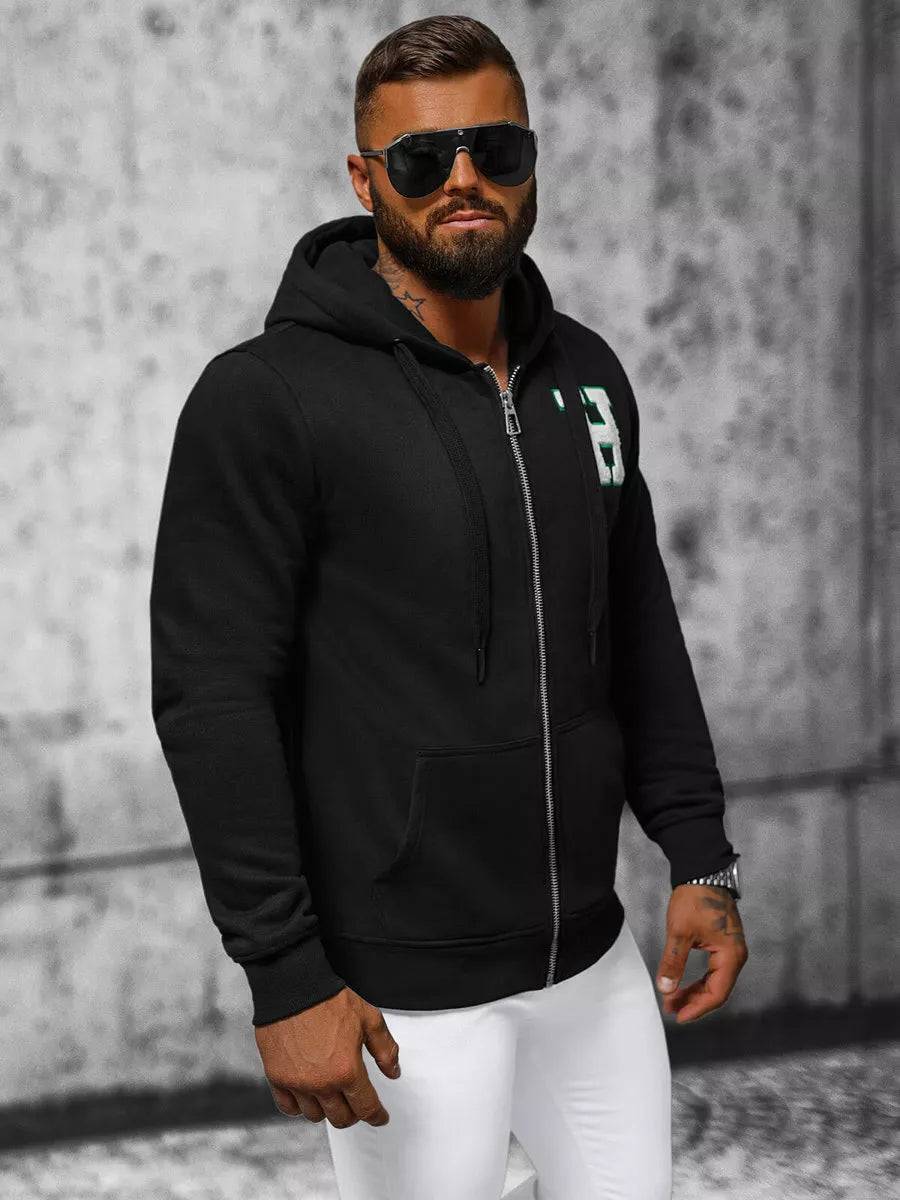 Melns džemperis Harol