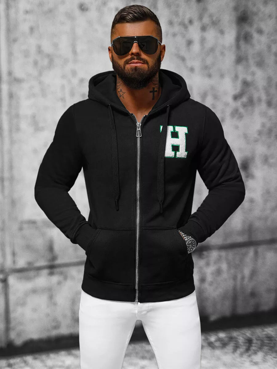 Melns džemperis Harol