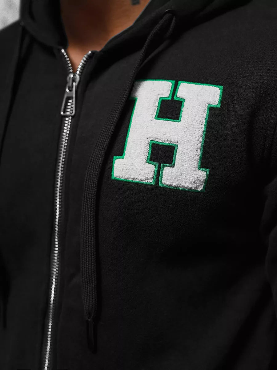 Melns džemperis Harol