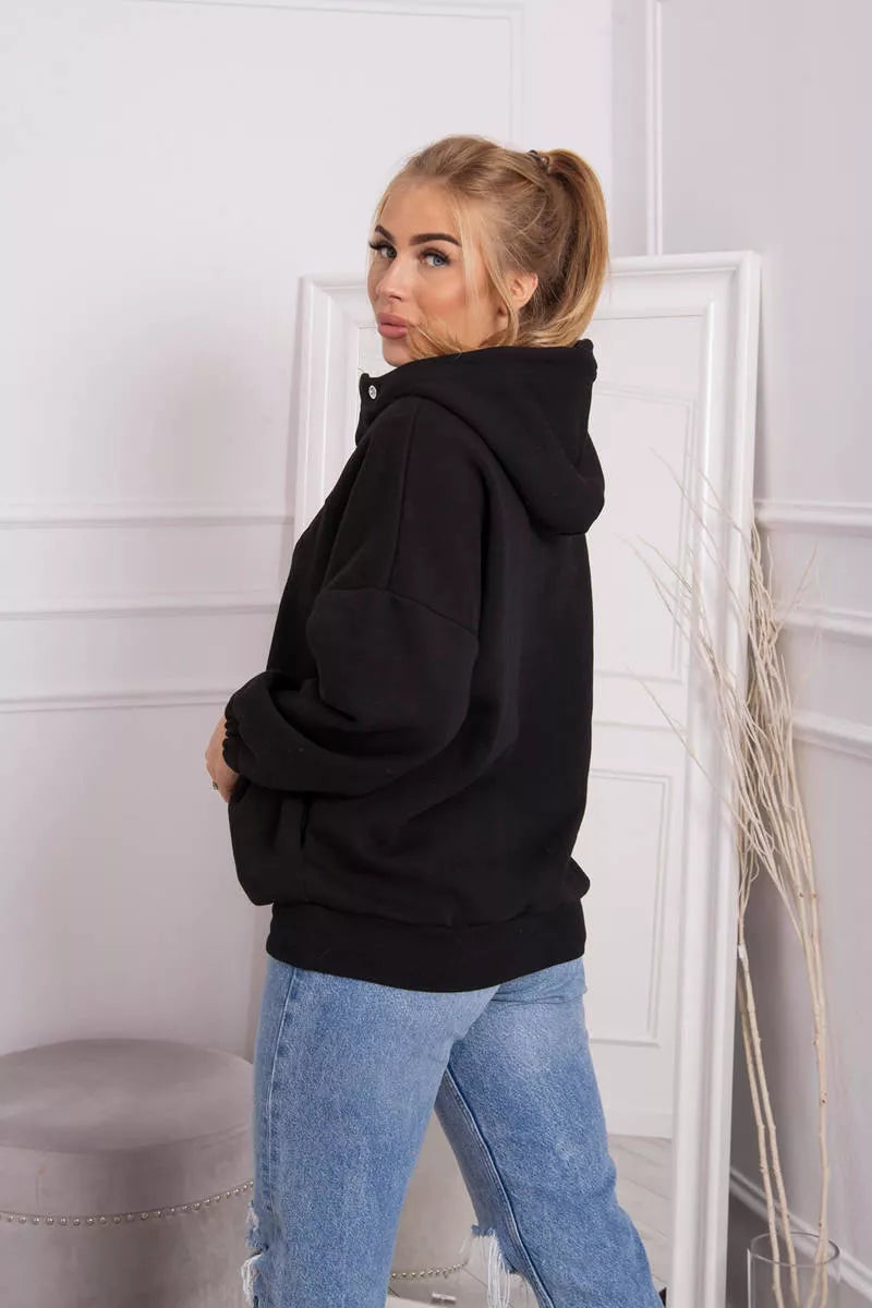 Melns džemperis sievietēm Kesi 