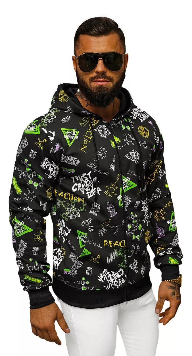 Melns zinātnieka džemperis