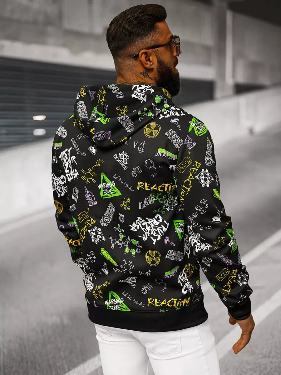 Melns zinātnieka džemperis