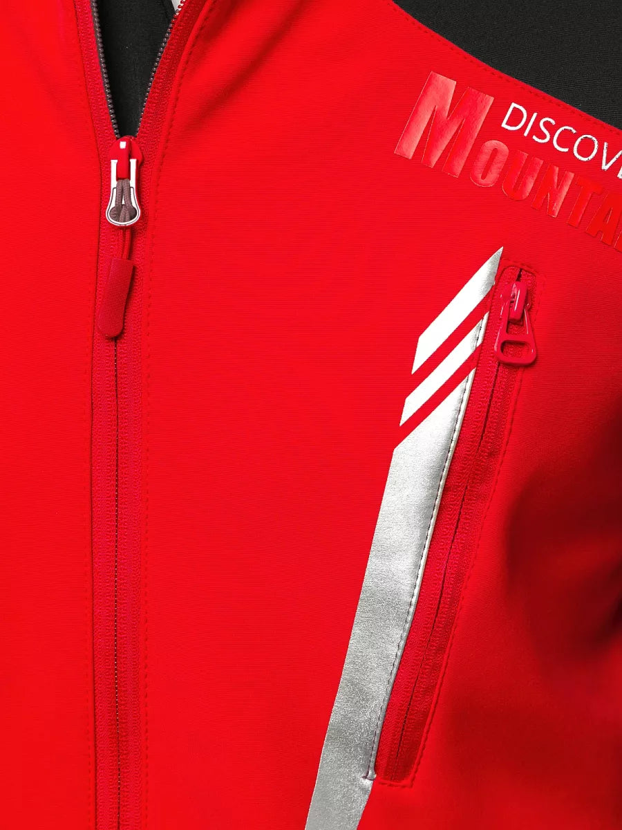 Melni sarkani vīriešu šorti Tain