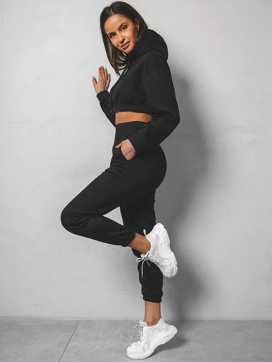 Melns sieviešu komplekts Ester