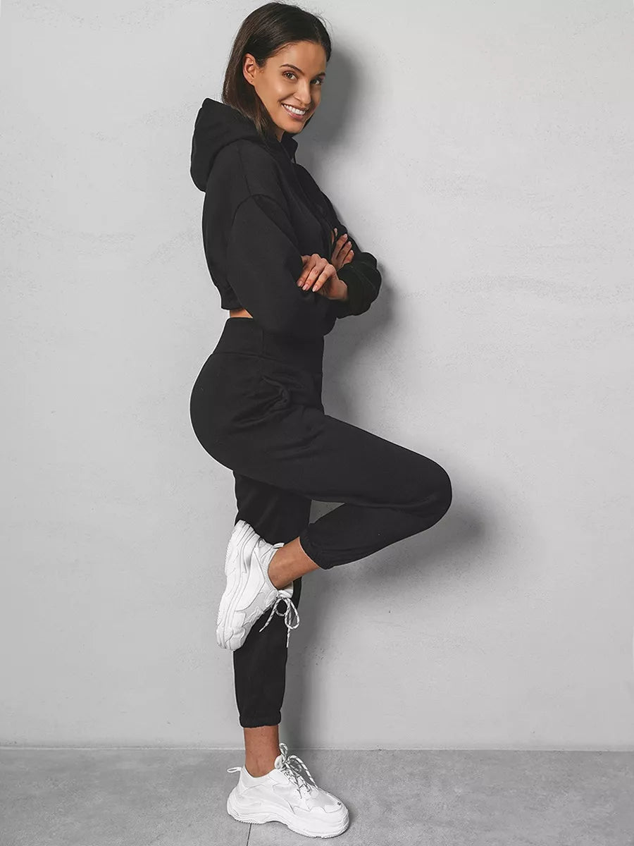 Melns sieviešu komplekts Ester