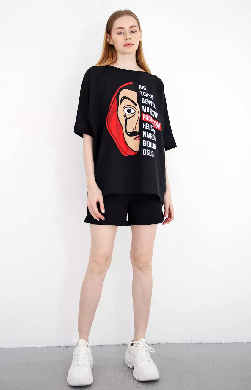 Melns sieviešu komplekts Vendetta