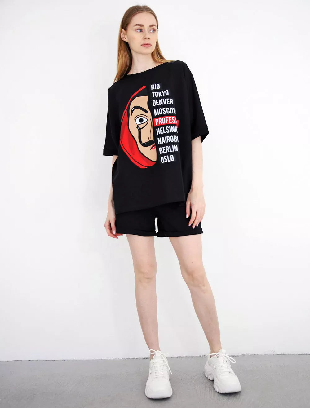 Melns sieviešu komplekts Vendetta