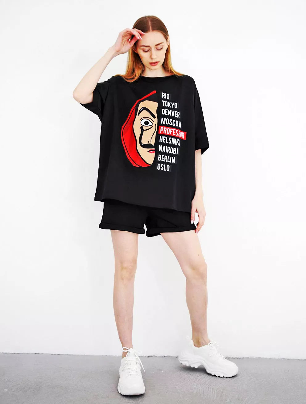 Melns sieviešu komplekts Vendetta