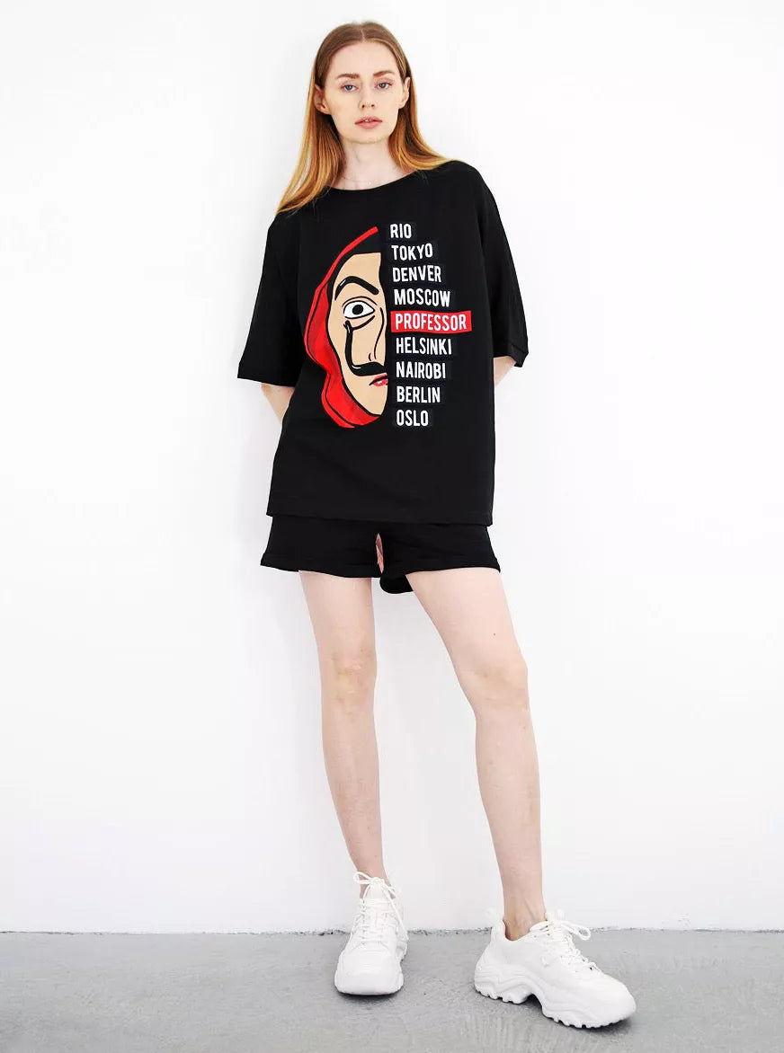 Melns sieviešu komplekts Vendetta