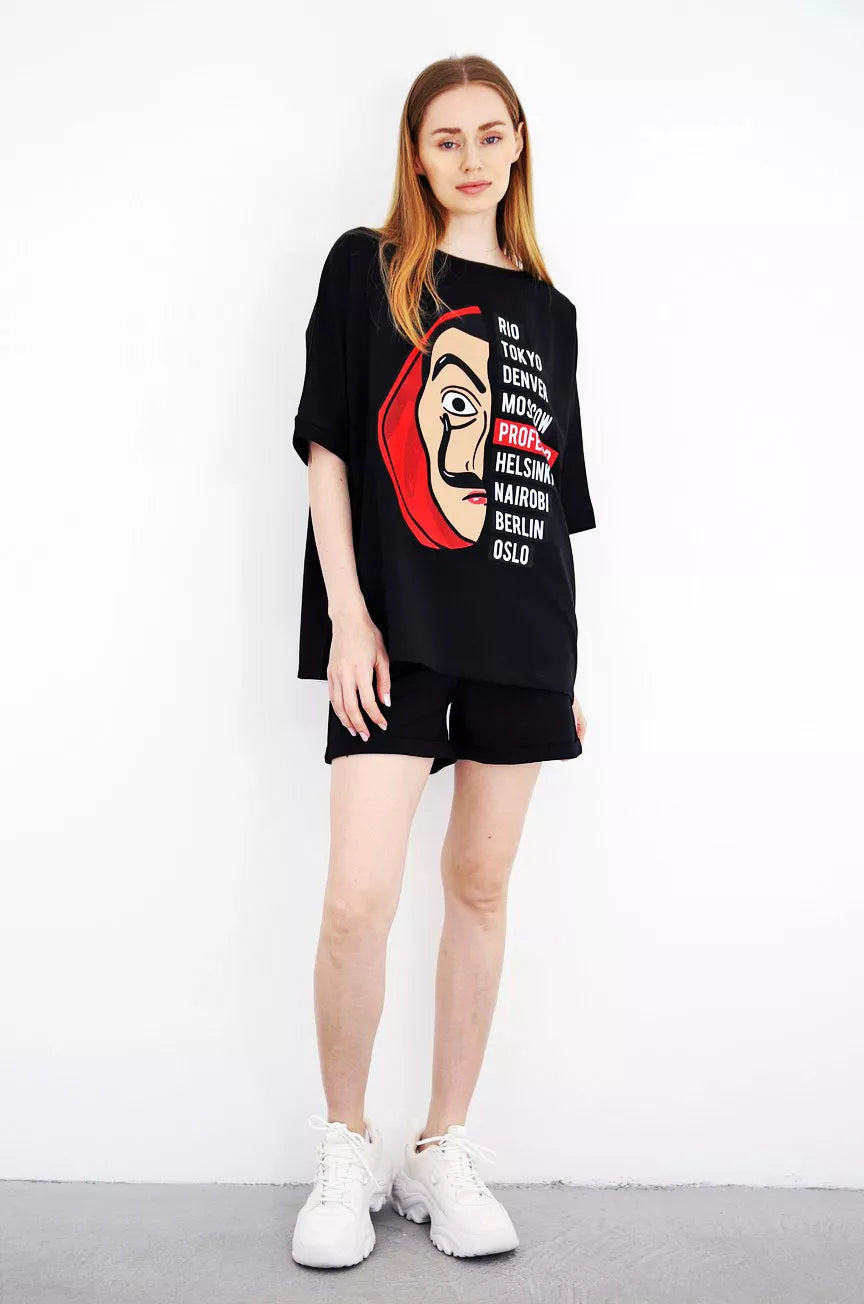 Melns sieviešu komplekts Vendetta