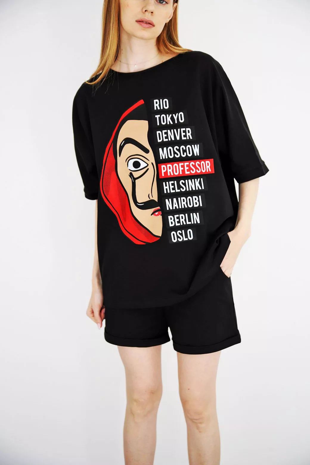 Melns sieviešu komplekts Vendetta