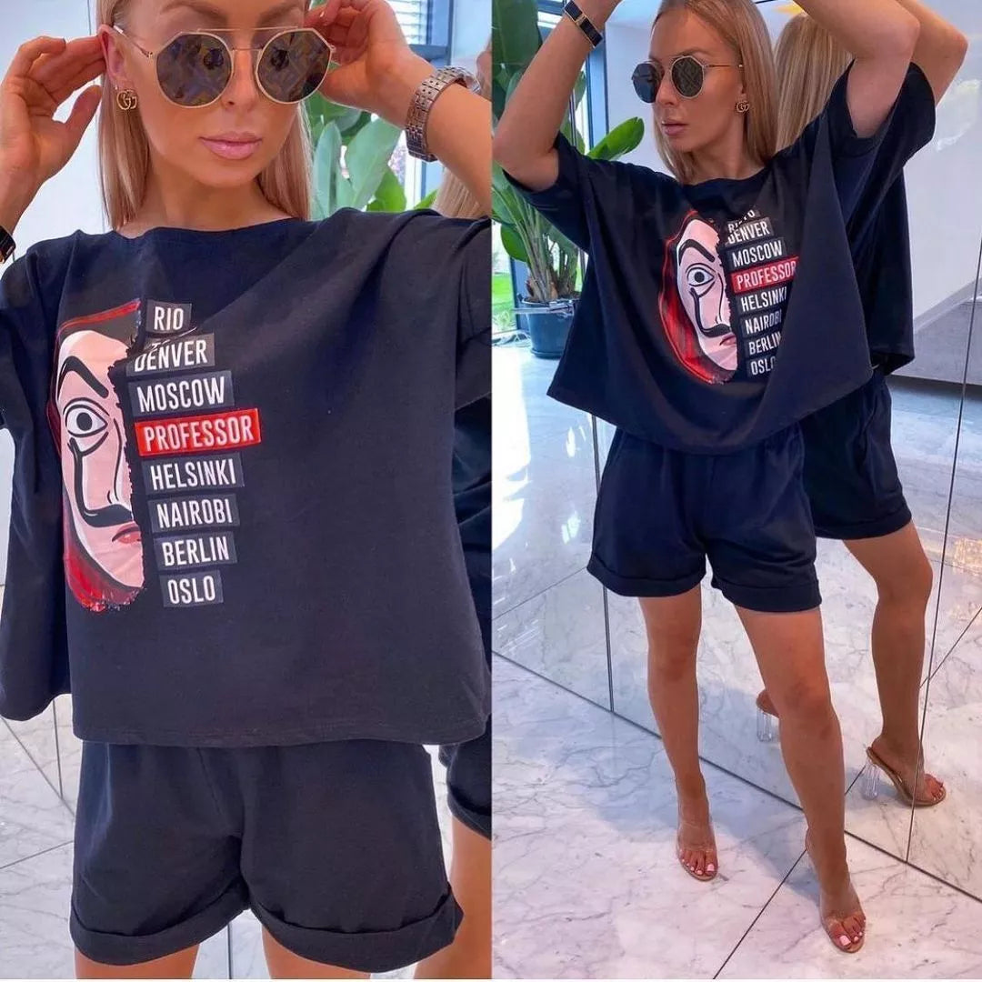 Melns sieviešu komplekts Vendetta